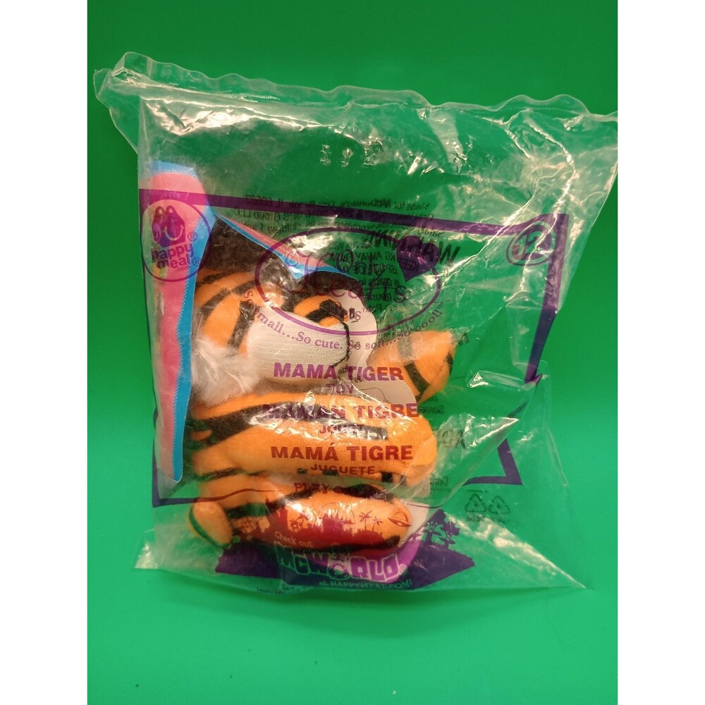 2010 Only Hearts McDonalds Happy Meal Toy - Mama Tiger Plush #12